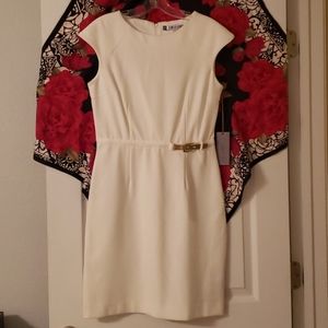 Jennifer Lopez Capped Sleeved Dress